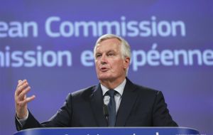 “We still have a long road ahead of us on both sides,” the EU's chief Brexit negotiator Michel Barnier said.