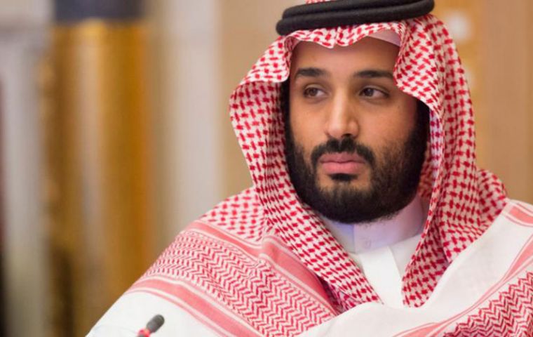 Saudi media outlets quoted Saudi Energy Minister Khalid Al-Falih as saying that the crown prince's stop in Argentina will be part of a foreign tour