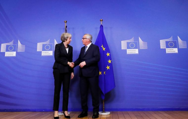 After a two-hour meeting with EU officials, prime minister May said progress was being made on the future shape of EU-UK relations