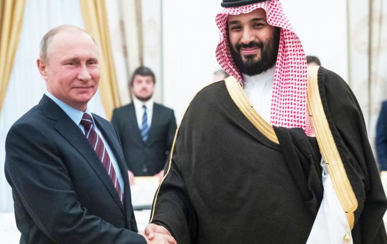 Putin and Mohammed bin Salman Al Saud will attend the summit, “so they will have an opportunity to talk,” said Peskov.