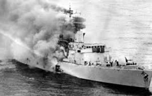 The second HMS Sheffield, a Type 42 destroyer, was lost during the Falklands War.