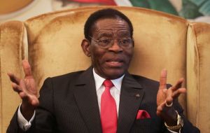 Obiang, 76, has been accused of brutal repression as well as election fraud and corruption. He seized power from his uncle in a 1979 military coup