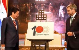 Shinzo Abe became the first serving Japanese PM ever to visit Paraguay.