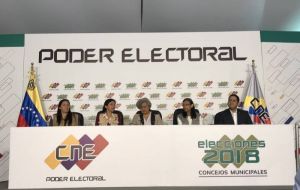 The president of the National Electoral Council (CNE), Tibisay Lucena, without giving details indicated briefly that the participation in the elections was 27.4%