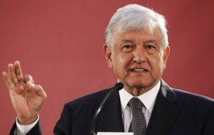 President Lopez Obrador is pushing for U.S. support to fight poverty and crime in Central America that prompt thousands to risk the journey north.