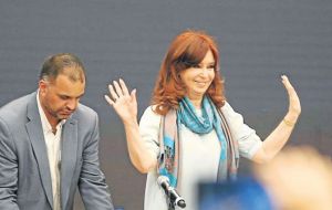 Cristina Fernandez again expressed her confidence in the idea of a united opposition, as she had recently done in an academic event in Buenos Aires.