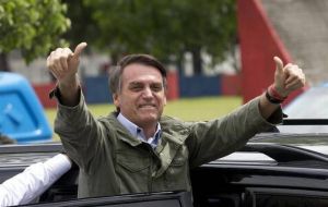 Top White House officials, including president Trump, have met Bolsonaro's victory with enthusiasm