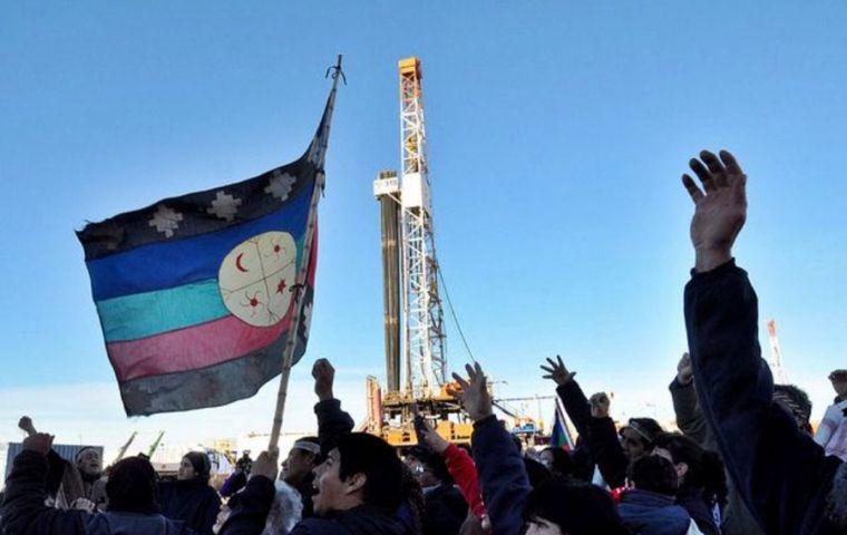 The Mapuche are suing American giant Exxon, French company Total and the Argentina-based Pan American Energy, which is part owned by BP