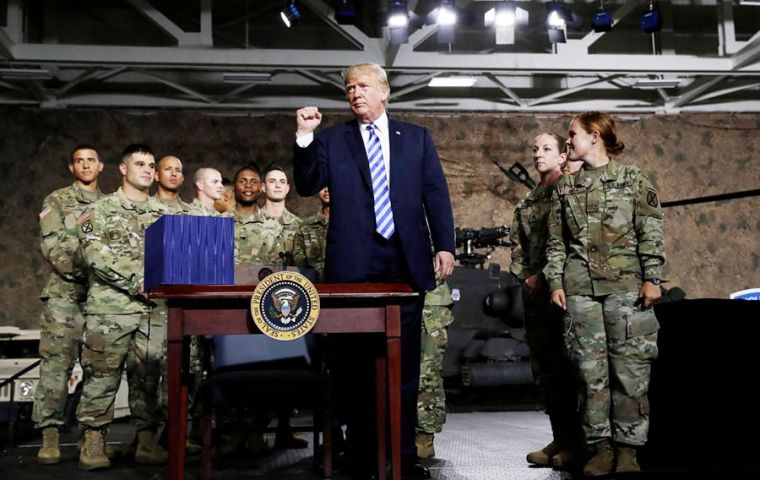 President Trump said it was time to bring troops home after their “historic victories.” “It’s time to bring our great young people home!”