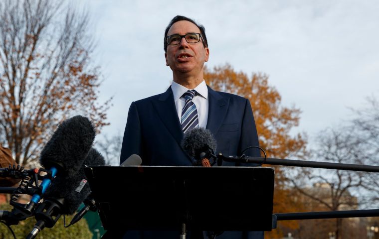 “Bank's chiefs confirmed that they have ample liquidity available for lending to consumer, business markets, and all other market operations,” Mr Mnuchin said