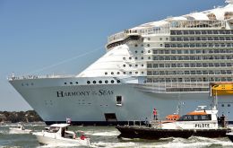 The Harmony of the Seas cruise was traveling from Fort Lauderdale, Florida, to its first stop of St. Maarten island on its seven-day Caribbean itinerary