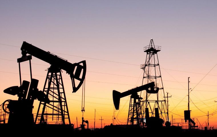Brent crude was up US$1.18, or 2.26%, at US$53.34 a barrel, having earlier risen as much as 3.1%. It dropped 4.24%, US$2.31, the day before to settle at US$52.16