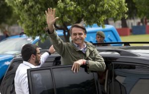 Bolsonaro has also said he opposes the existence of the Palestinian embassy in Brasilia, according to the Jewish Telegraphic Agency.
