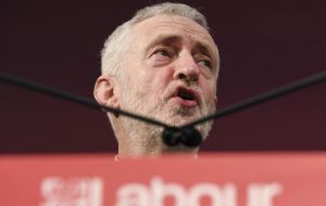 In his message Corbyn said Mrs May could not be allowed to “drive through a bad deal” and Labour, if it in power, would seek to reopen negotiations with Brussels”