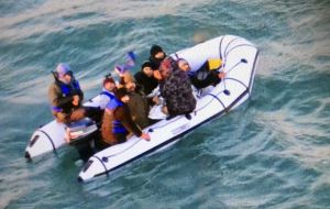 Twelve migrants were found on the Kent coast last week and Mr Javid defended escalating the UK's response