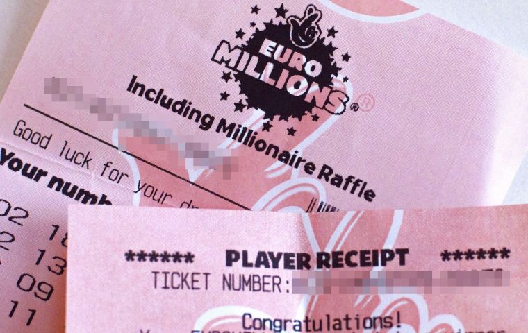 The winning numbers were 01, 08, 11, 25, 28, with Lucky Stars 04 and 06. The  ticket-holder matched all seven numbers to take a total jackpot of £114,969,775.70