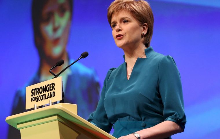Sturgeon said Scotland’s interests are being “completely ignored and sidelined” and  what has happened in the last two years has reinforced the case for to leave the UK