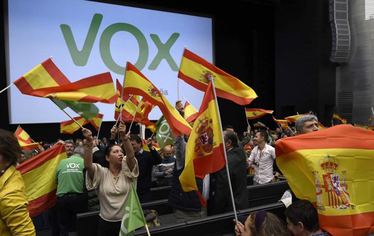 Vox, an anti-immigrant party which won seats in Andalusia last year, will not be part of the new government, but has agreed to support the coalition