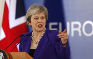 Mrs. May said leaving the EU provided “an unprecedented opportunity” for the countries to strengthen relations