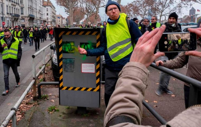 The yellow vests movement, or gilets jaunes in French, is named after the high-visibility vests that every driver in the country must keep in their vehicle.