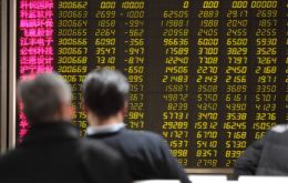 The figures indicate a further weakening in the strength of the world's second biggest economy and sent Asian stock markets lower on Monday