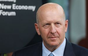 CEO David Solomon apologized but also distanced the bank from the scheme, which saw billions embezzled from the state development fund, 1MDB