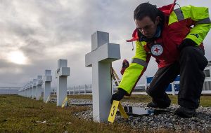 With the DNA work carried out by the ICRC in the Falklands in 2017, a further 18 previously unknown Argentine soldiers have been identified