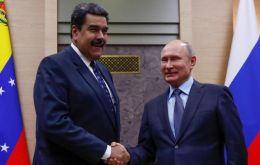 Russia accused Washington of being behind the street protests and trying to undermine Maduro, whom he described as the country's legitimate president.. Photo: Archive
