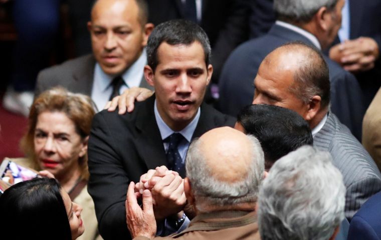 Voluntad Popular, Guaido's party, is part of the leftist international organization