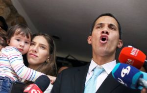 Prliament urged the bloc’s 28 governments to follow suit and consider Guaido “the only legitimate interim president” until there were “new credible elections” 