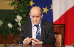  “It is a political act,” French Foreign Minister Jean-Yves Le Drian told reporters after a meeting of EU counterparts in Bucharest