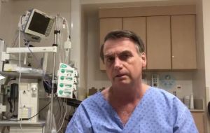 Bolsonaro currently absent from Brasilia will have to follow events from his hospital bed in São Paulo, where he is recovering from a third major operation