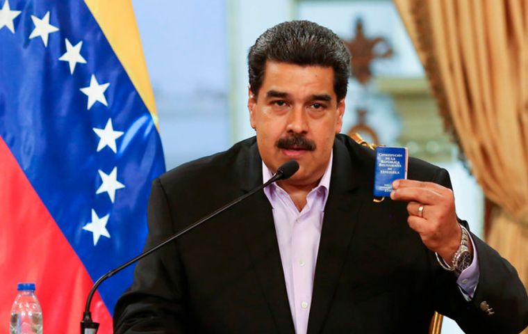 Maduro, who has maintained the critical support of the military, has said Guaido is staging a U.S.-directed coup against him.