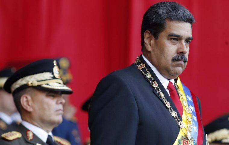 Maduro’s adversaries have warned that Venezuelan officials are seeking to drain state coffers ahead of a potential change of government