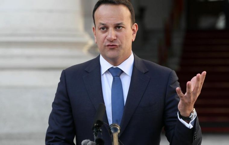 Varadkar hosted May for a formal dinner in Dublin that an Irish official described as “very warm” - in contrast to a relatively chilly reception given in Brussels