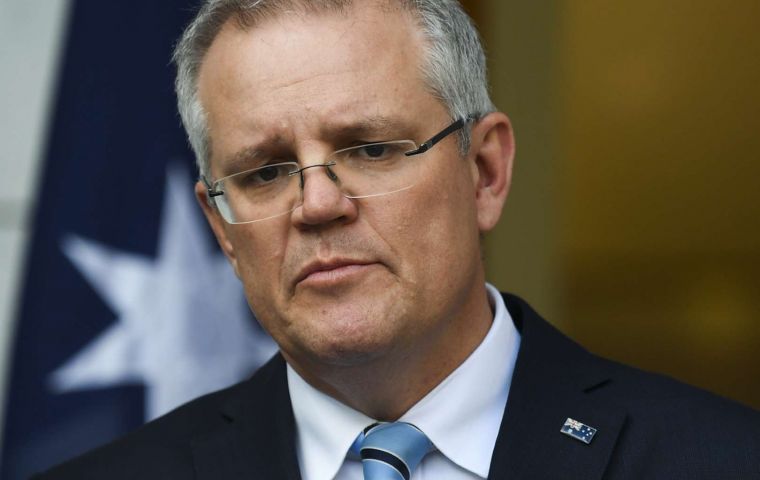 Prime Minister Scott Morrison hailed the “very audacious plan” at a ceremony in Canberra as “part of Australia's biggest ever peace-time investment in defense”