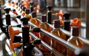 Bulk whisky for bottling abroad and bottled single and blended grain whisky exports together amounted to £359m.