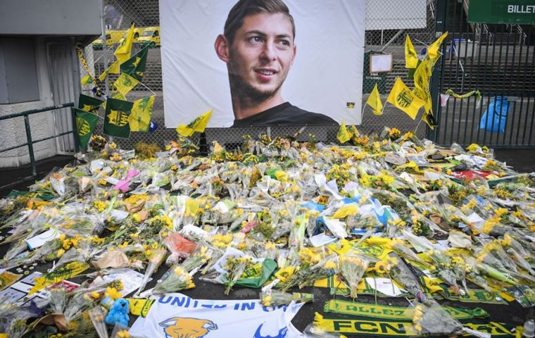 Sala was killed when a single-engine light aircraft, flown by pilot Mr Ibbotson, crashed near Alderney just after he became Cardiff City's record transfer.