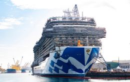 With two further ships on order for delivery in 2023 and 2025, Princess Cruises will increase its capacity by 32% over the next six years.