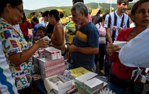 The aid shipments have been meant in part to dramatize the hyperinflation and shortages of food and medicine that are gripping Venezuela