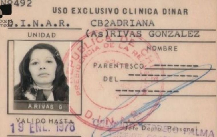 Adriana Rivas worked as a secretary for the infamous chief of Chile's secret police force, Manuel Contreras. 