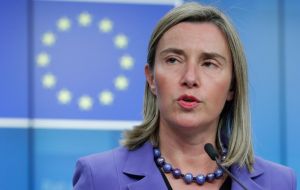 On Sunday EU joined the condemnation. “We reject the use of irregular armed groups to intimidate civilians and lawmakers who have mobilized to distribute aid”