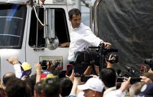 Mr Guaidó marshaled volunteers to collect and transport the aid from Brazil and Colombia but the efforts set off fierce border clashes with soldiers and colectivos