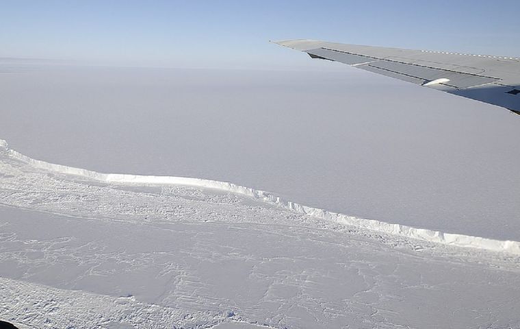 Its size is not what makes it noteworthy, but rather the way climate change might be destabilizing other ice shelves like Brunt