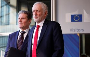 Labour leader Jeremy Corbyn accused the prime minister of another “grotesquely reckless” Brexit delay.