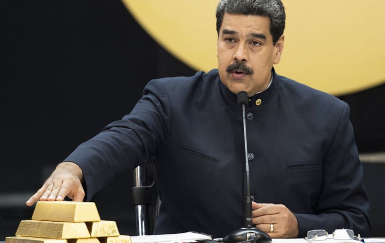 Legislator Angel Alvarado claimed in an interview the Maduro regime plans “to sell the gold abroad illegally” 