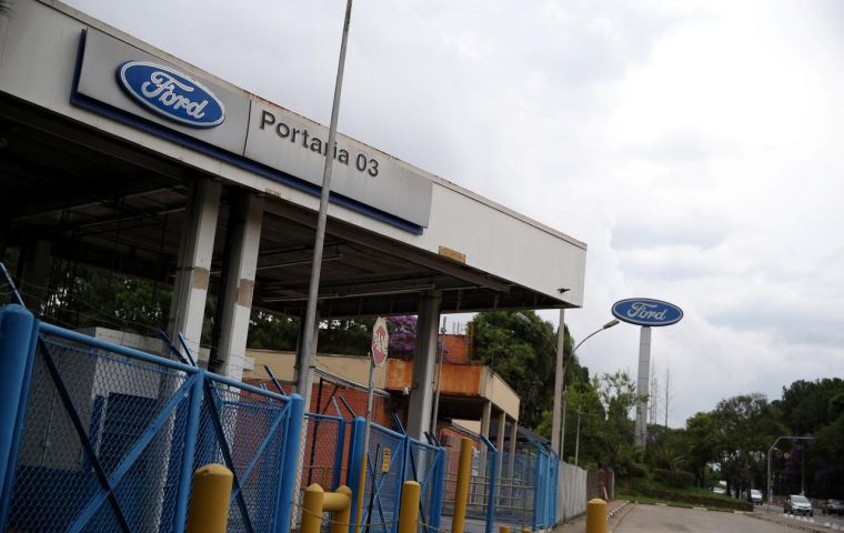 Ford announced earlier this month that it would shut down its São Bernardo do Campo plant, a sprawling complex that employs some 3,000 people. 
