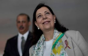 “The interim president of Venezuela will meet on Thursday President Jair Bolsonaro at Planalto Palace,” said ambassador Maria Teresa Belandria
