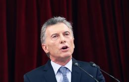 “Today Argentina is better off that in 2015. We continue to make profound changes. We have left the swamp behind us,” Macri underlined 