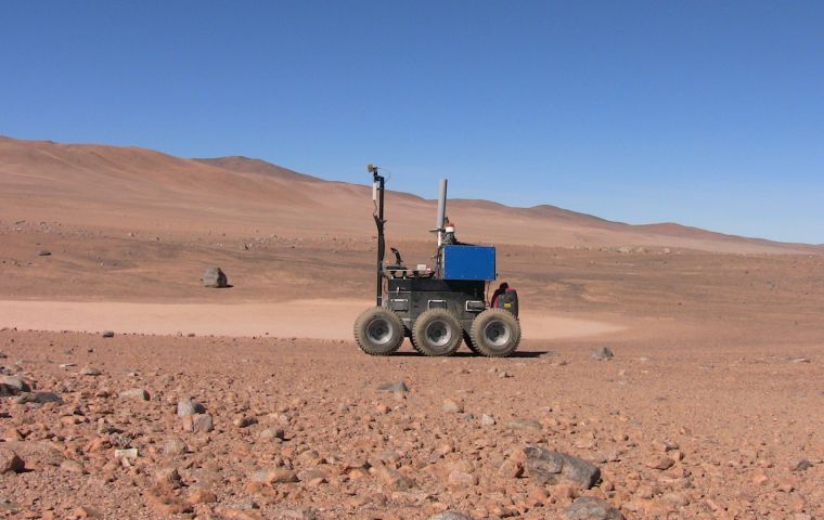 When on the surface of Mars, the rover will need to be controlled when it is up to 250 million miles from Earth.